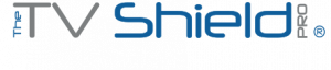 The TV Shield PRO outdoor TV cabinet logo